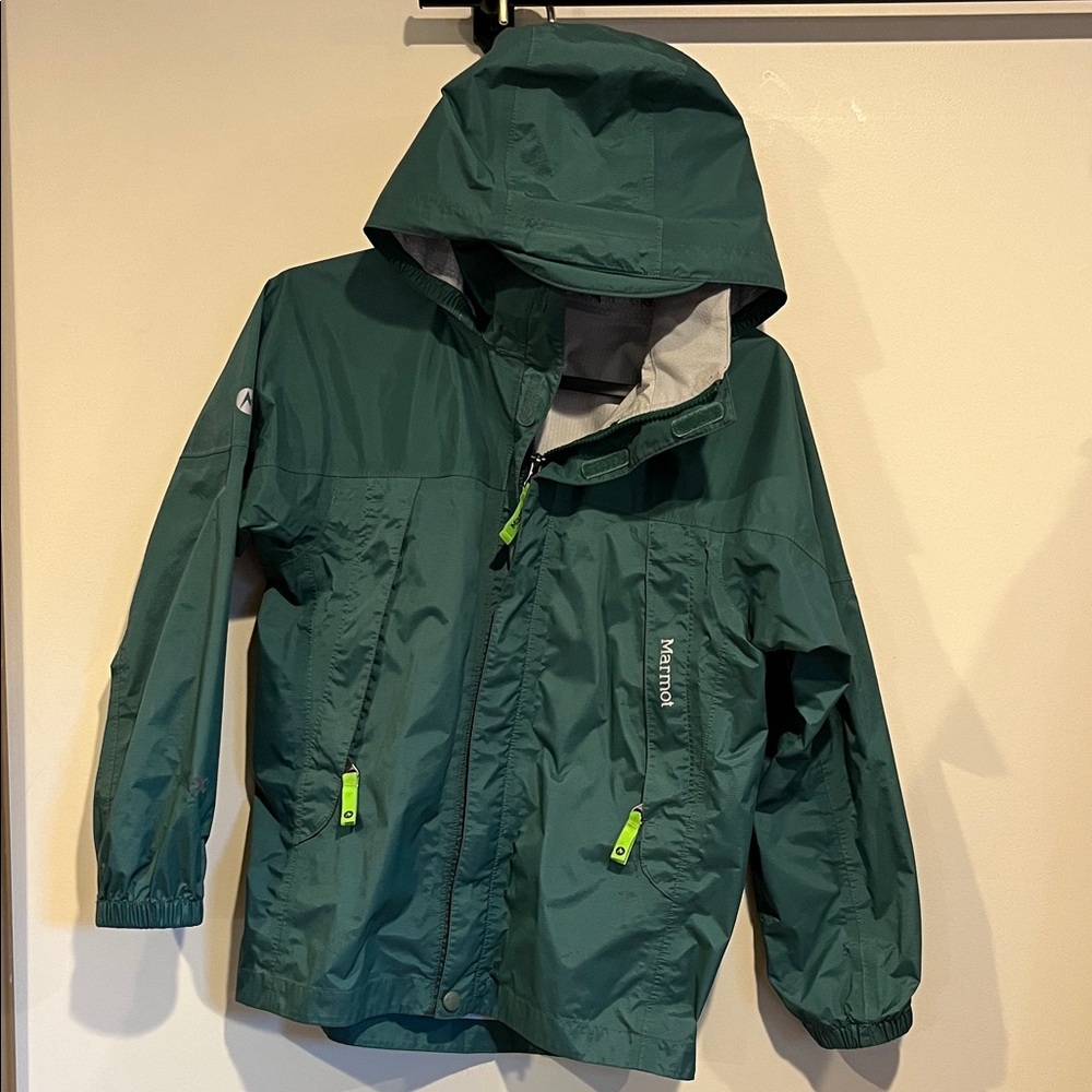 Marmot Kids Green Raincoat